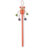 Funny Head Pencil In Orange