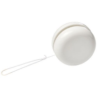 Garo Plastic Yo-Yo In White Solid