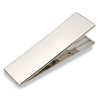 Giant Paperclip Slim In Silver Chrome Plated Silver Finish