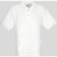 Gildan Jersey Polo Shirt In White