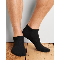 Gildan No Show Mens Socks In Black
