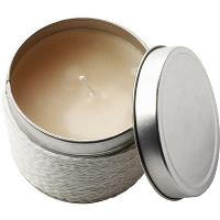 Glow Candle In White