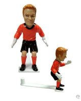 Goalkeeper Football Player Figure In Orange