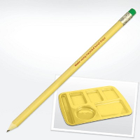 Green & Good Recycled Plastic Lunchtray Pencil With Eraser