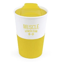 Grippy Plastic Tumber In Yellow