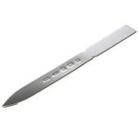 Hallmarked 925 Sterling Silver Metal Letter Opener In Silver With Feature Hallmark