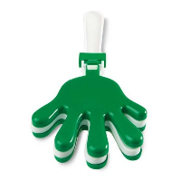 Hand Clapper Noise Maker In Green