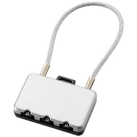 Heatrow Security Lock In Silver
