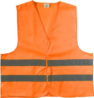 High Visibility Promotional Safety Jacket In Orange