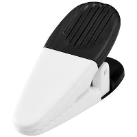 Holdz Magnetic Memo Holder And Clip In Black Solid-White Solid