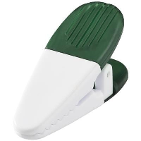 Holdz Magnetic Memo Holder And Clip In Clear Transparent Green-White Solid