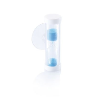 Hourglass Timer With Suction Cup On Postcard