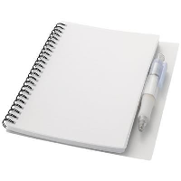 Hyatt Note Book In White Solid