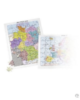 Jigsaw Puzzle Germany And Its Neighbours In Multi Colour