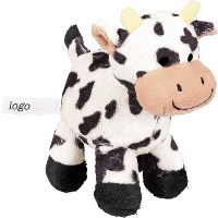 Jolly Cow Soft Toy In Black & White