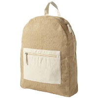 Jute Backpack Rucksack In Natural