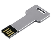 Key Usb Flash Drive Memory Stick In Silver