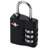 Kingsford Tsa Luggage Lock In Black Solid