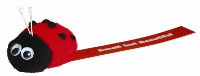 Ladybird Logo Bug With Full Colour Printed Ribbon