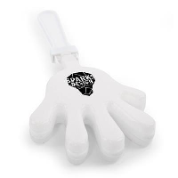 Large Hand Clapper In White