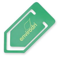 Large Recycled Paperclip In Green