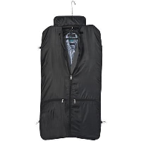 Large Sturdy Polyester Suit Carrier In Black