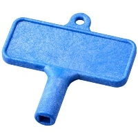 Largo Plastic Radiator Key In Blue