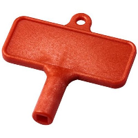 Largo Plastic Radiator Key In Red