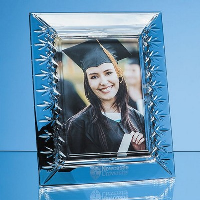 Lead Crystal Panelled Glass Photo Frame
