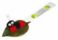Leafy Caterpillar Logo Bug With Full Colour Printed Ribbon