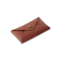 Letter Card Holder In Brown