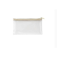 Lexicon Pencil Case Clear-Gold