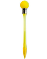 Light Bulb Ball Pen In Yellow