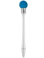 Light Bulb Plastic Ball Pen In Blue