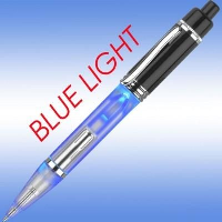 Light Pen In Black With Silver Trim