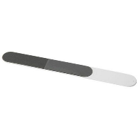 Lilly Nail File In White Solid-Black Solid