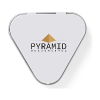 Lipbalm Triangular In White