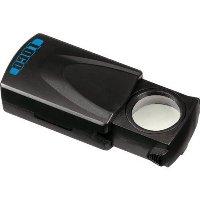 Loupe Compact Magnifier Glass In Black