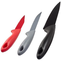 Main 3-Piece Knife Set In Multi-Colou