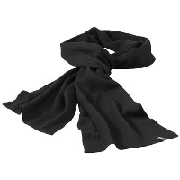 Mark Scarf In Black Solid