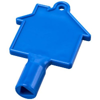 Maximilian House-Shaped Meterbox Key In Blue