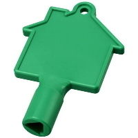 Maximilian House-Shaped Meterbox Key In Green