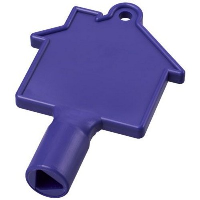 Maximilian House-Shaped Meterbox Key In Purple