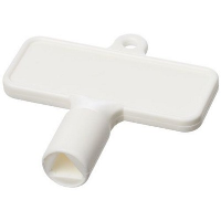 Maximilian Rectangular Universal Utility Key In White Solid