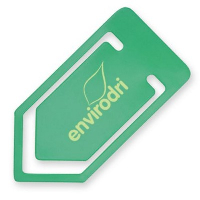 Medium Recycled Paperclip In Green