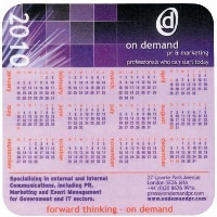 Melamine Calendar Coaster