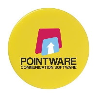 Memo Magnet Round 30Mm Dia In Yellow