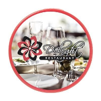 Memo Magnet Round 42Mm Dia In Red