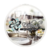 Memo Magnet Round 42Mm Dia In White