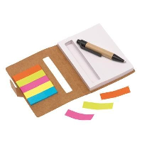 Memo Mini Note Book In Brown